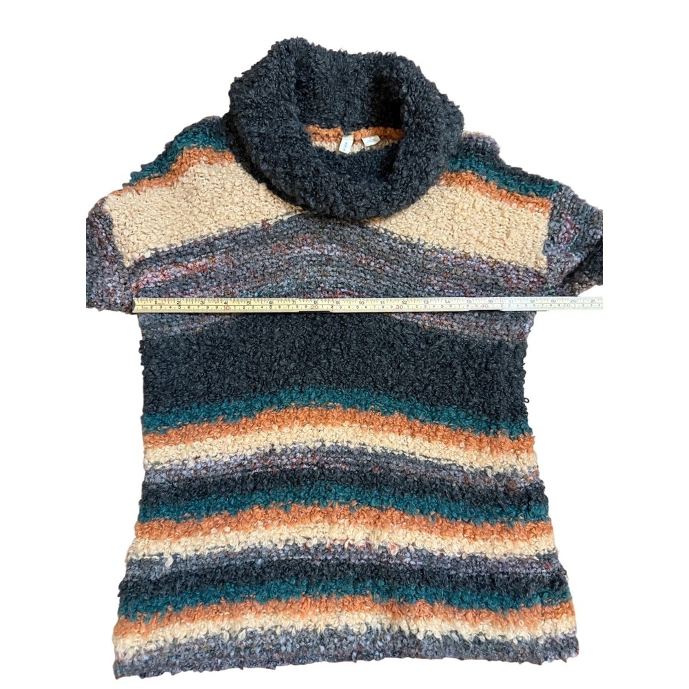 Anthropologie Moth Murray Striped Cowl Neck Sweater sz S - Picture 8 of 10